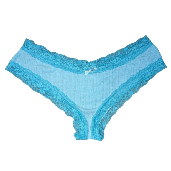 🍂 3/$15 - *NWOT* Victoria's Secret Lace Trim Cheeky - Picture 1 of 4